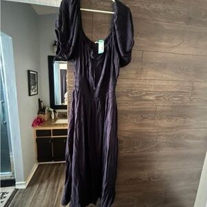 Elegant Navy Women's Dress